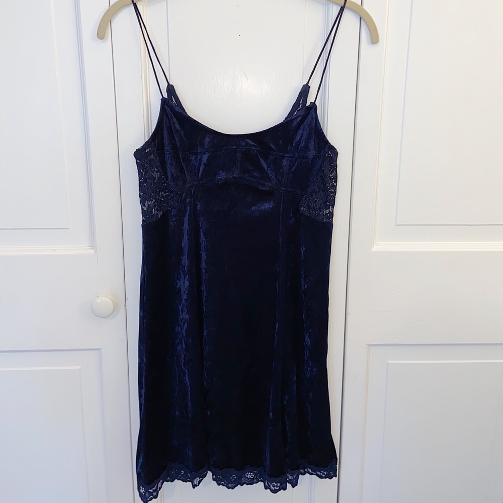 Free People Women’s Velvet Chemise Dress